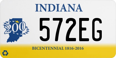 IN license plate 572EG