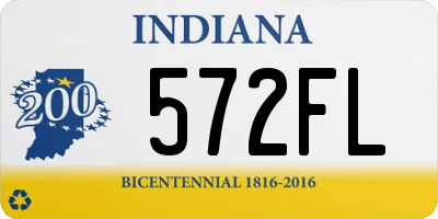 IN license plate 572FL