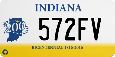 IN license plate 572FV