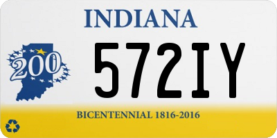 IN license plate 572IY