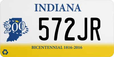 IN license plate 572JR