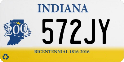 IN license plate 572JY