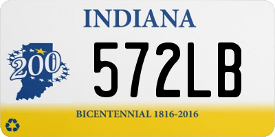 IN license plate 572LB