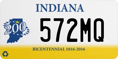 IN license plate 572MQ