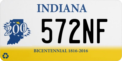 IN license plate 572NF