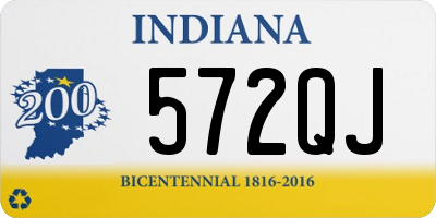 IN license plate 572QJ