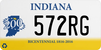 IN license plate 572RG