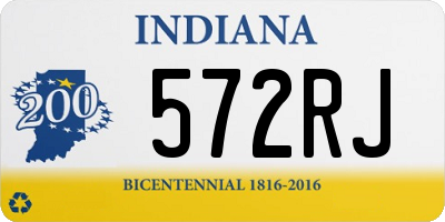 IN license plate 572RJ