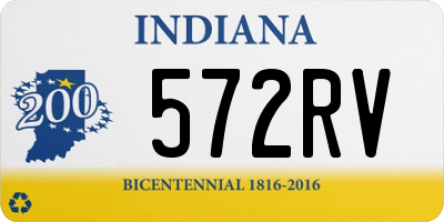 IN license plate 572RV