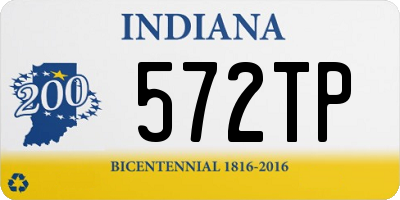 IN license plate 572TP