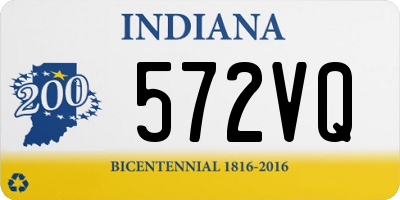 IN license plate 572VQ