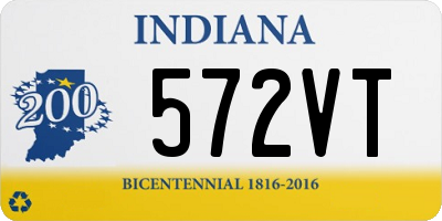 IN license plate 572VT