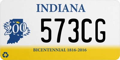 IN license plate 573CG