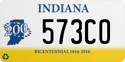 IN license plate 573CO