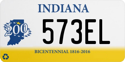 IN license plate 573EL