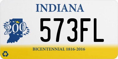 IN license plate 573FL