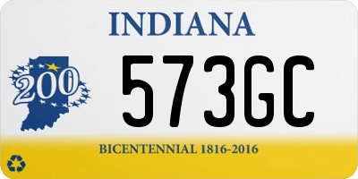 IN license plate 573GC