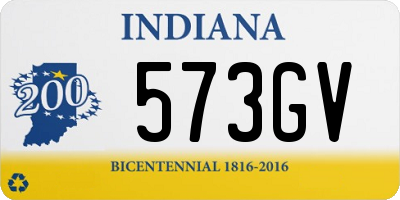 IN license plate 573GV