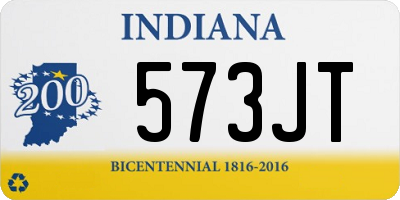 IN license plate 573JT