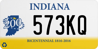 IN license plate 573KQ