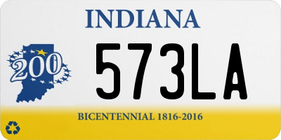 IN license plate 573LA