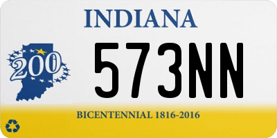 IN license plate 573NN