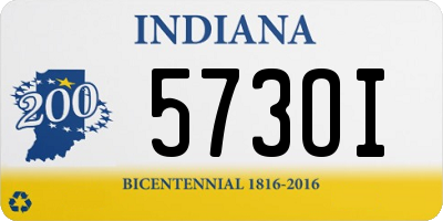 IN license plate 573OI