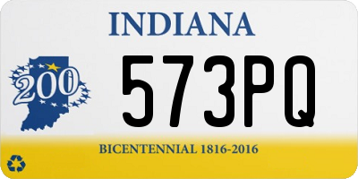 IN license plate 573PQ