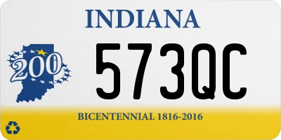 IN license plate 573QC