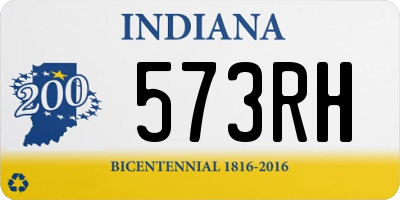 IN license plate 573RH