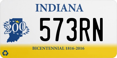 IN license plate 573RN