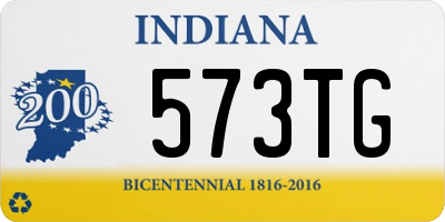 IN license plate 573TG