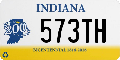 IN license plate 573TH
