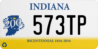 IN license plate 573TP