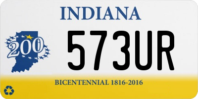 IN license plate 573UR