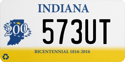 IN license plate 573UT