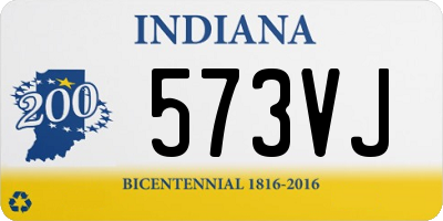 IN license plate 573VJ