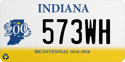 IN license plate 573WH