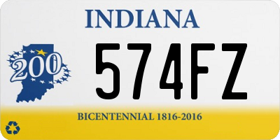 IN license plate 574FZ