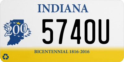 IN license plate 574OU