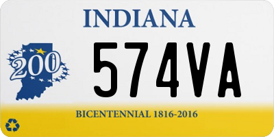 IN license plate 574VA