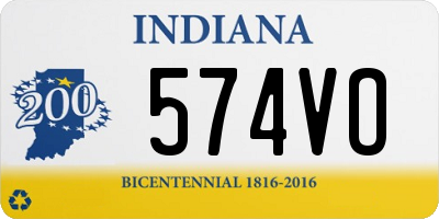 IN license plate 574VO