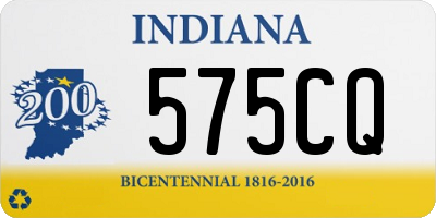 IN license plate 575CQ