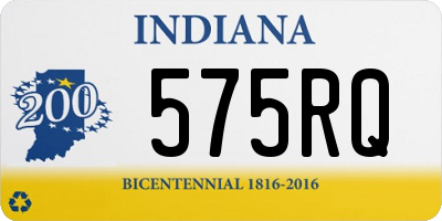 IN license plate 575RQ