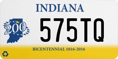 IN license plate 575TQ