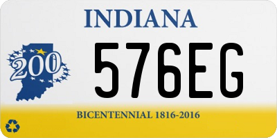 IN license plate 576EG