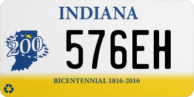 IN license plate 576EH