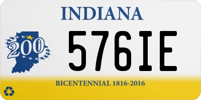 IN license plate 576IE