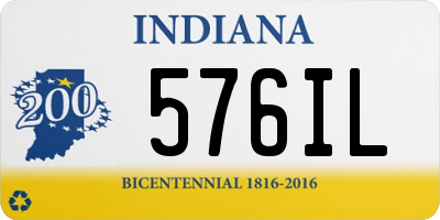 IN license plate 576IL