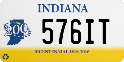 IN license plate 576IT